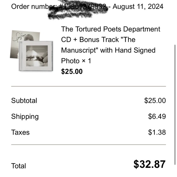 Autographed TTPD - Picture 5 of 6